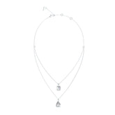 Collar Guess Dama 4G Light Plateado